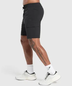 Stretch Woven Cargo Shorts