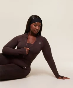Vital Seamless Midi Zip 2.0 Pullover