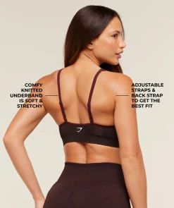 Vital V Neck Sports Bra