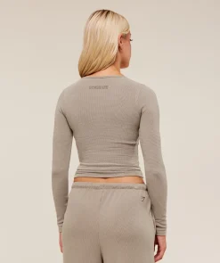 Waffle Long Sleeve Top