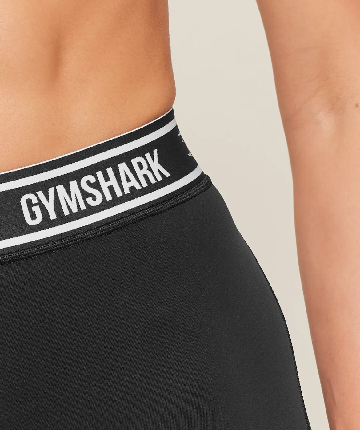 Waistband Logo Shorts