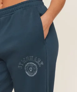 Worn Crest Graphic Joggers